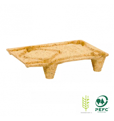 Palette en quart 600x400mm