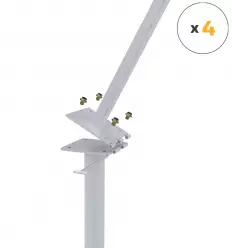 Charnières pour poteaux de rugby (lot de 4)