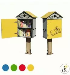 Boîte à livres extérieur enfant et PMR