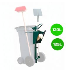 Chariot de Voirie avec accessoires grisés