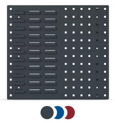 Panneau perforé bac à bec 495 mm gris anthracite