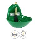Photo : Abreuvoir à tube poussoir 10P avec cuve incassable - Raccord mâle ½" (15/21 mm) Laiton