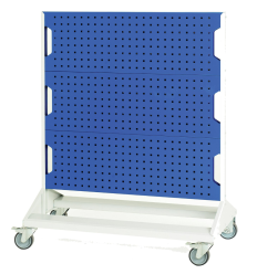 Chariot panneau perforé - bleu gentiane