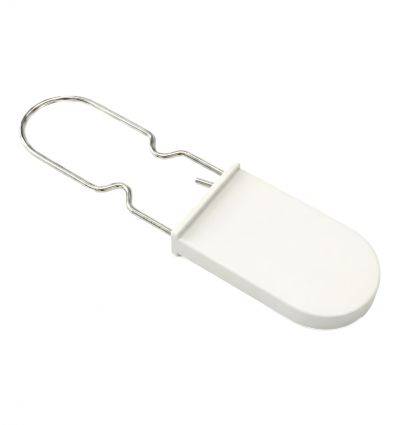 Scellé cadenas tige métallique blanc