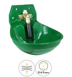 Abreuvoir à tube poussoir 12P avec cuve incassable - Raccord femelle ¾" (20/27 mm)