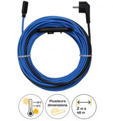 Câble chauffant avec thermostat
