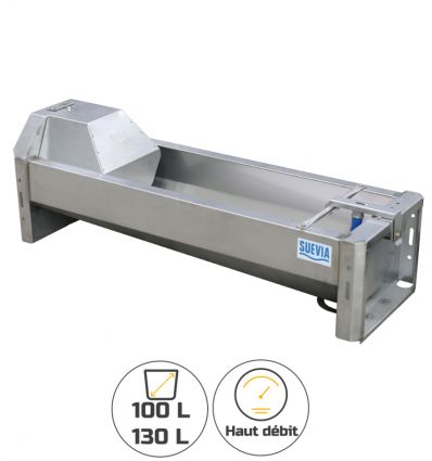 Abreuvoir pour bovins stabulation libre en inox