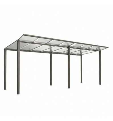 Abri vélo initial + complémentaire de collectivité sans bardages	