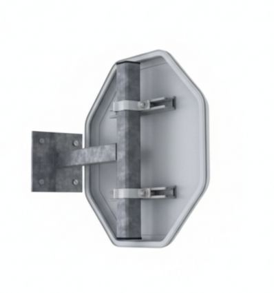 AB4 - Balise murale stop perpendiculaire de dos