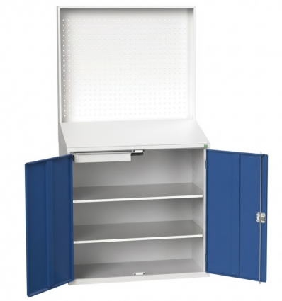 Pupitre armoire 1050 mm avec panneau perforé