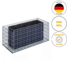 Lit surélevé Gabion 120 x 50 x 50