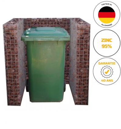 Cache Poubelle pour 2 poubelle