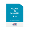 Panonceau village vacances 2026 avec 2 étoiles