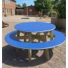 Table pique-nique ronde pour école
