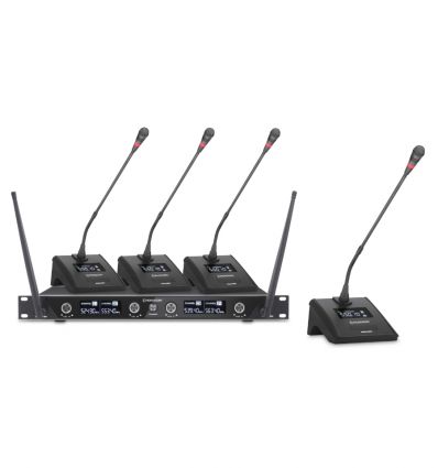 4 micros pour salle de conférence