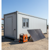Alimentation de bungalow de chantier avec le groupe électrogène 5000 W solaire