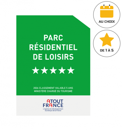 Panonceau parc résidentiel de loisirs de 2026