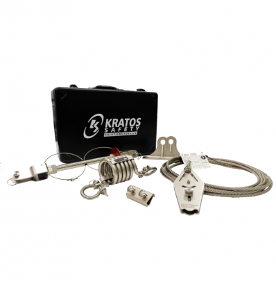 Ligne de vie permanente en kit de 5 à 15 mètres