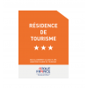 Panonceau résidence de tourisme 3 étoiles pour 2026