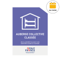 Photo : Panonceau auberge collective classée 2026 - Non
