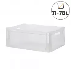 Bac gerbable transparent