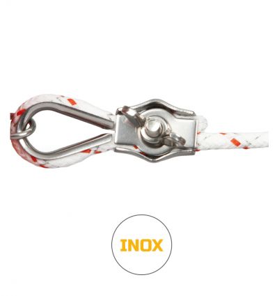 Raccordement corde électrique pour poignée de clôture