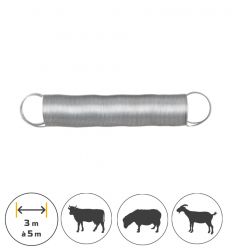 Ressort pour porte de cloture electrique