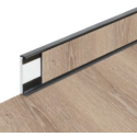 Photo : Plinthe 2 m pour dalles ERP Bois clair - Gris foncé