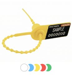 Scellé plastique à serrage progressif lot de 100 - 5 couleurs