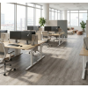 Dalle pour bureaux PVC en bois foncé