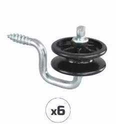 Isolateur d'angle pour fil et corde