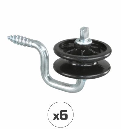 Isolateur d'angle pour fil et corde