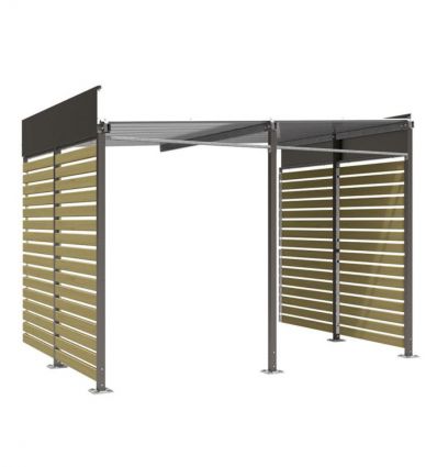 Abri vélo complémentaire horizon en bois