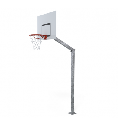 panier de basket encastré béton