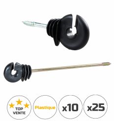 Isolateur annulaire pour fil et corde