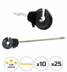 Isolateur annulaire pour fil et corde