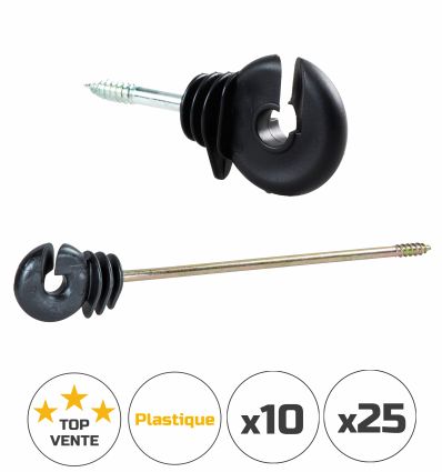 Isolateur annulaire pour fil et corde