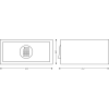 Coffre fort hotel 15" dimensions