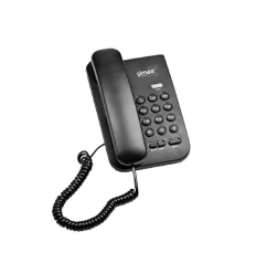 Téléphone chambre d'hôtel noir