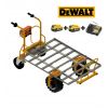 Brouette maraichere 2 roues à assitance électrique avec batterie Dewalt