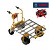 Brouette électrique maraichère 2 roues adaptée pour Bosch 120 cm