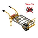 Photo : Brouette maraichere électrique pour Makita (sans batterie ni chargeur) - 1,2 m - 1 roue