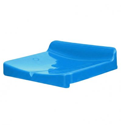 Siège de tribune sans dossier bleu