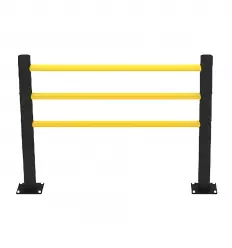 Barrière sécurité piéton 3 lisses