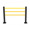 Barrière sécurité piéton 3 lisses
