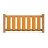 Clôtures en bois pour aire de jeux designs 2 Jaune