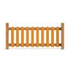 Clôtures en bois pour aire de jeux designs 3 Jaune 