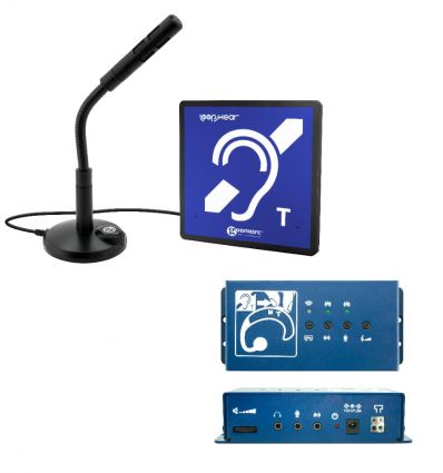 kit boucle magnétique de guichet complet