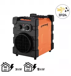 Aérotherme électrique industriel portable