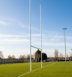 Poteau de rugby en aluminium